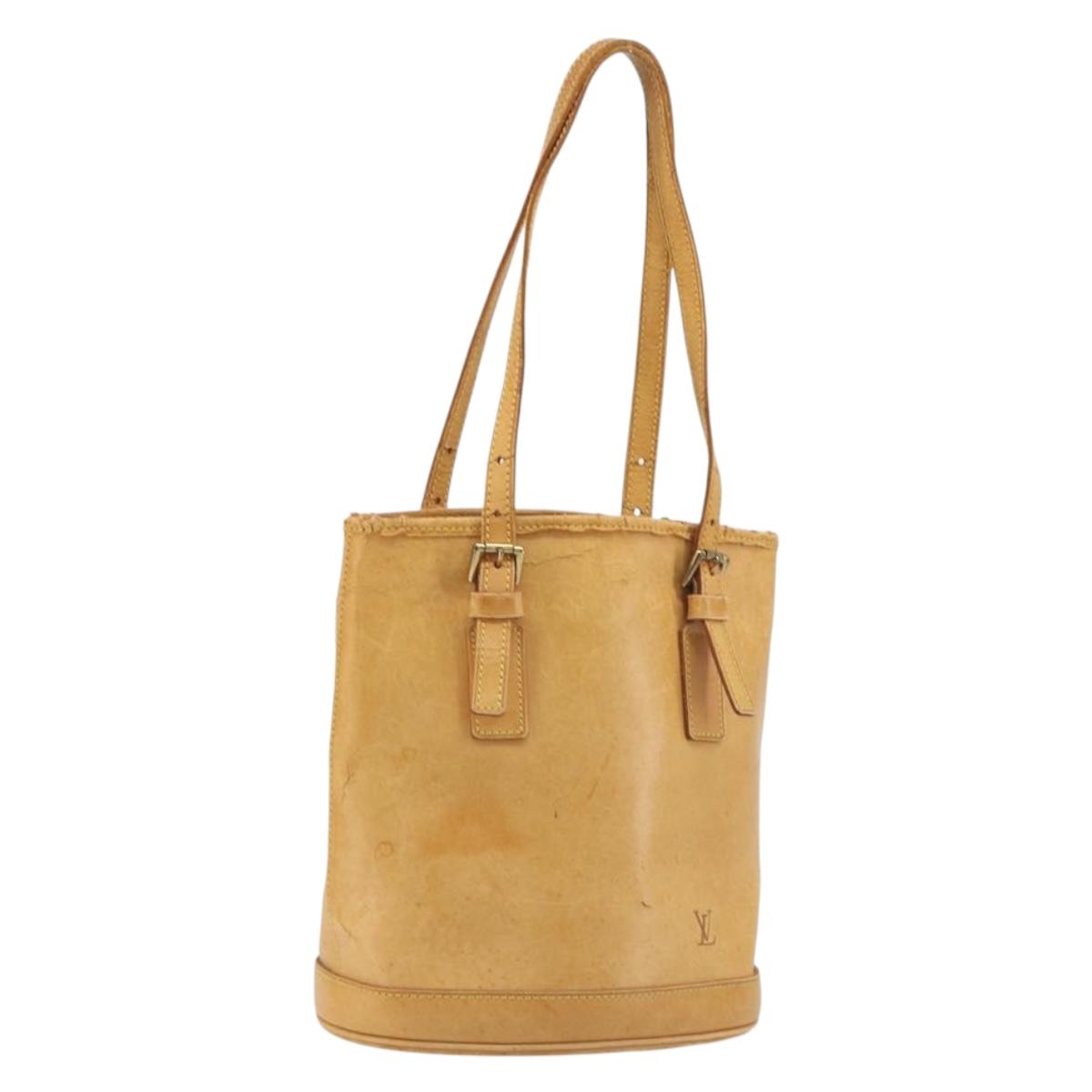LOUIS VUITTON Nomad Male Ventiem Bag 20th anniversary Beige M99070 Auth bs36586