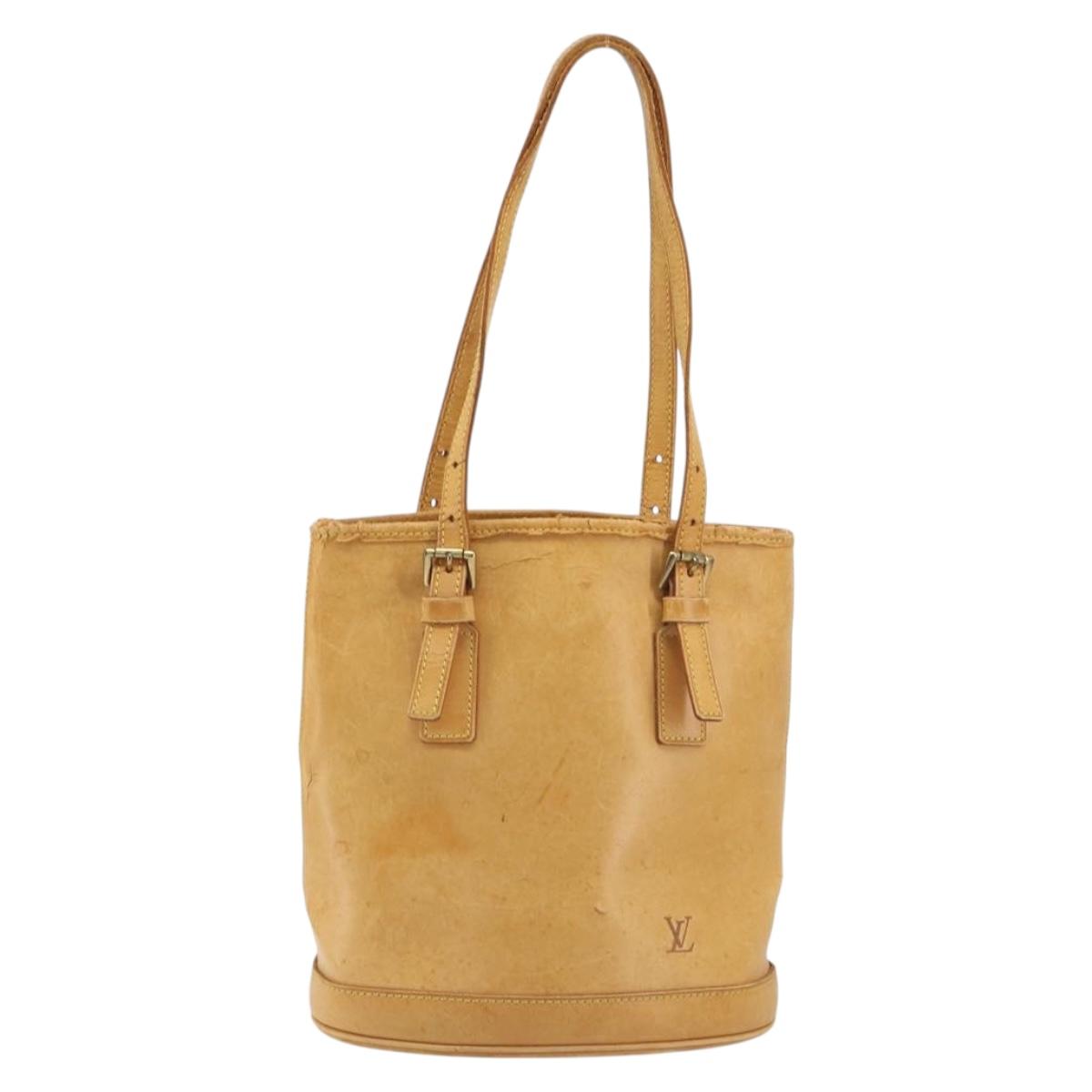 LOUIS VUITTON Nomad Male Ventiem Bag 20th anniversary Beige M99070 Auth bs36586