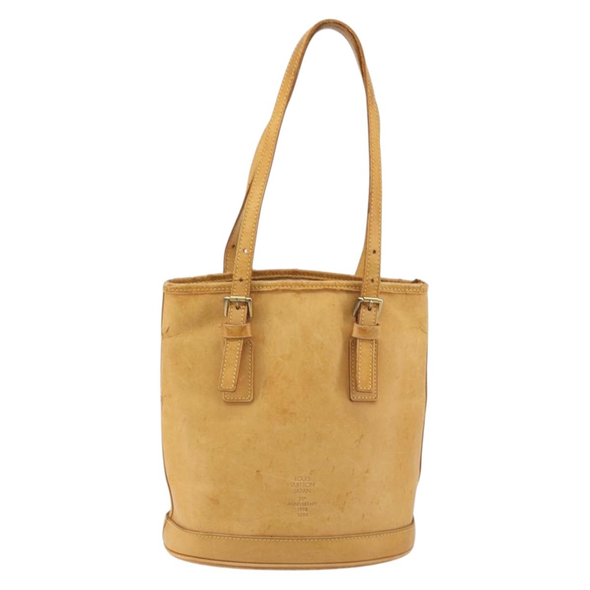 LOUIS VUITTON Nomad Male Ventiem Bag 20th anniversary Beige M99070 Auth bs36586