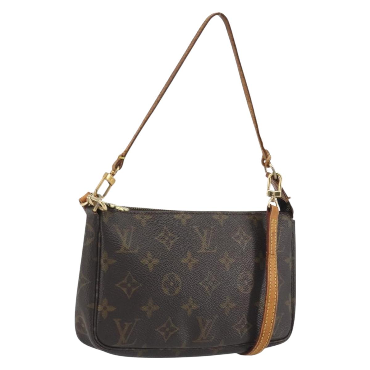 LOUIS VUITTON Monogram Pochette Accessoires Pouch M51980 LV Auth bs36587