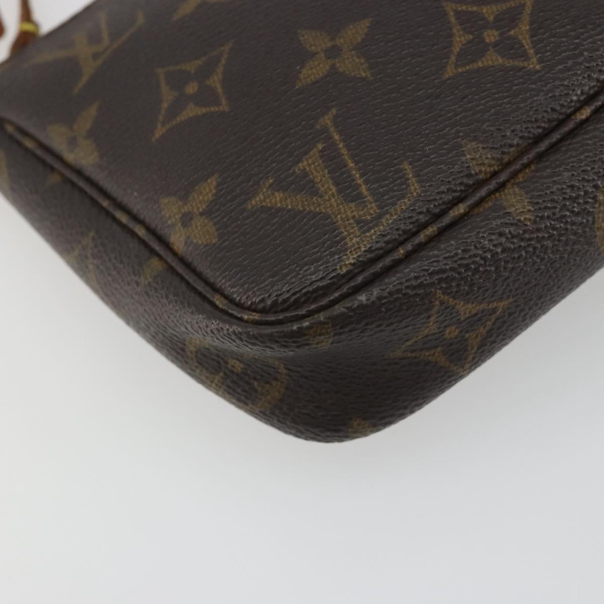 LOUIS VUITTON Monogram Pochette Accessoires Pouch M51980 LV Auth bs36587