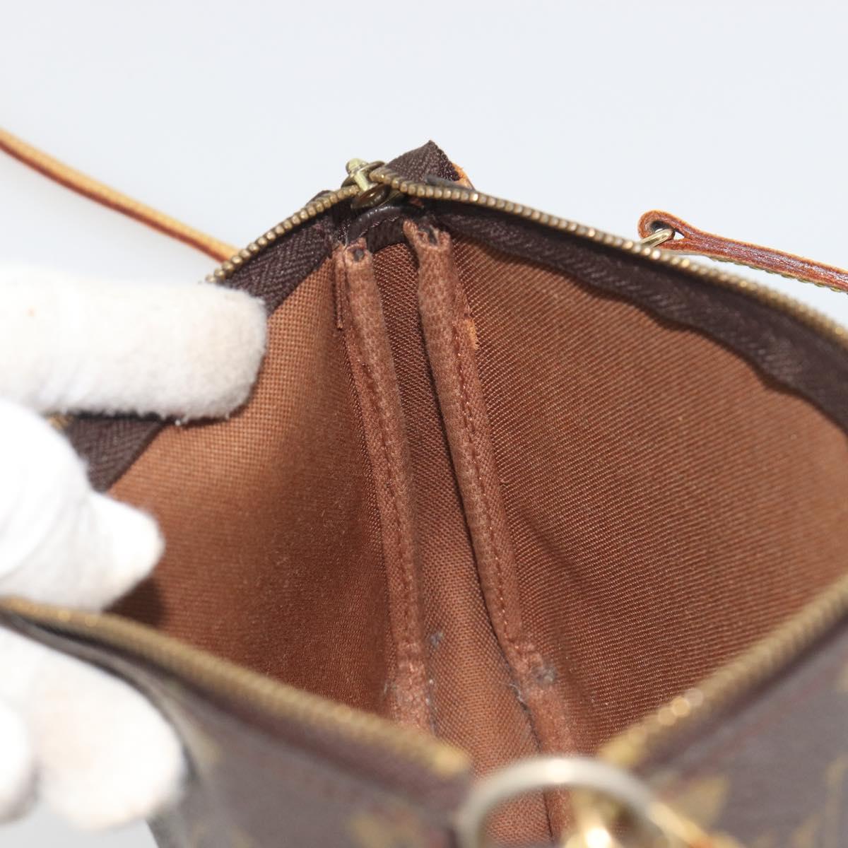 LOUIS VUITTON Monogram Pochette Accessoires Pouch M51980 LV Auth bs36587