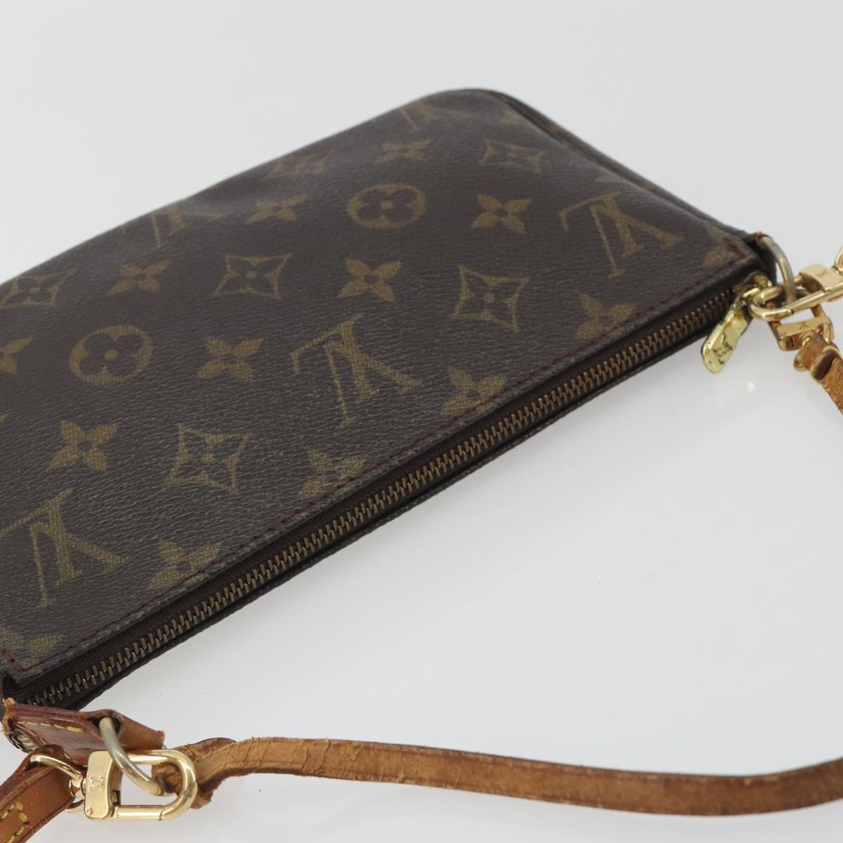 LOUIS VUITTON Monogram Pochette Accessoires Pouch M51980 LV Auth bs36587