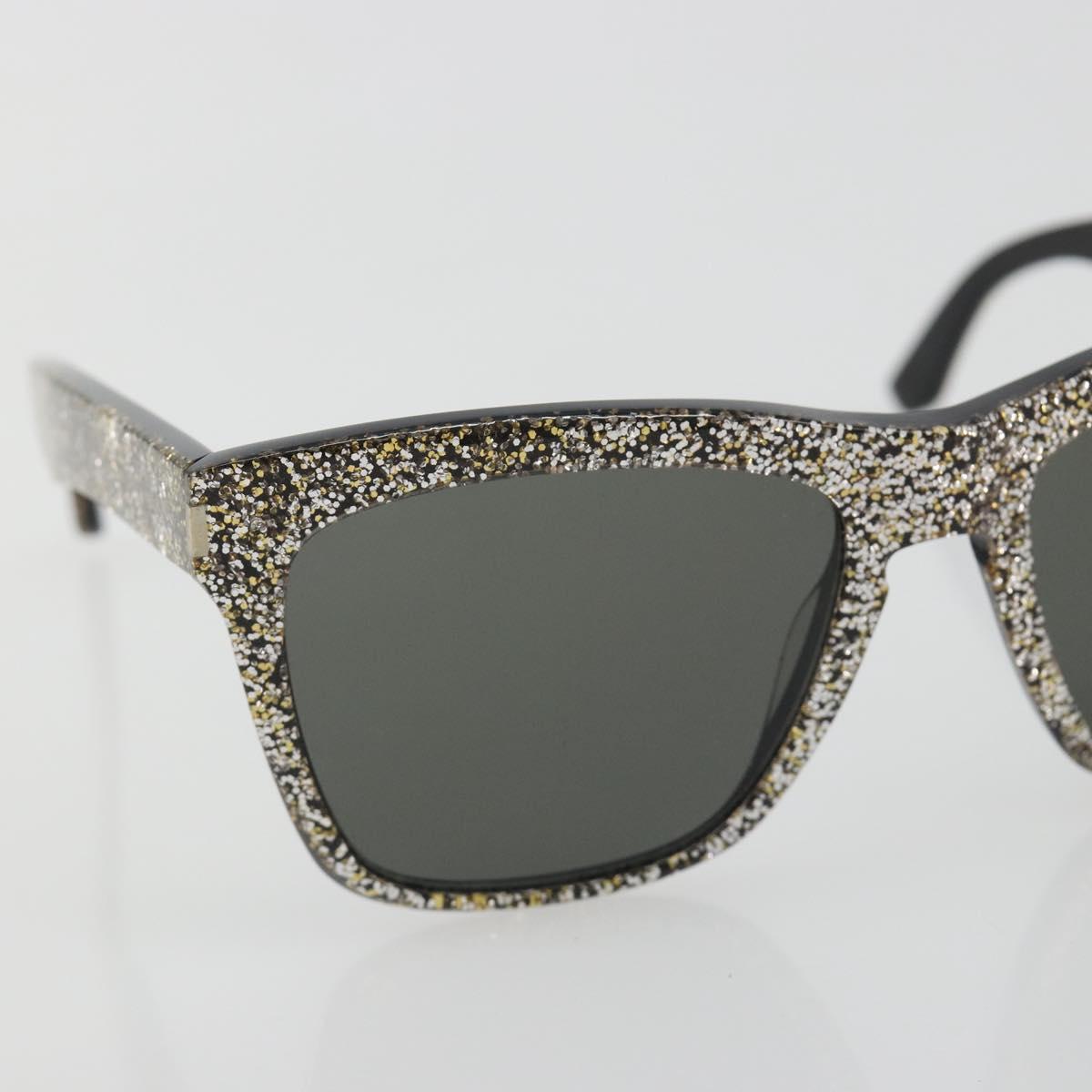 SAINT LAURENT Sunglasses plastic Black Auth bs36603