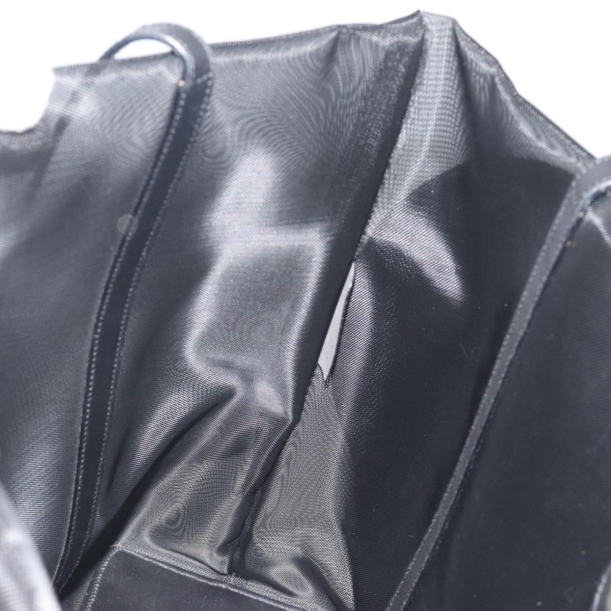 Salvatore Ferragamo Tote Bag Nylon Brown Silver Auth bs36608A