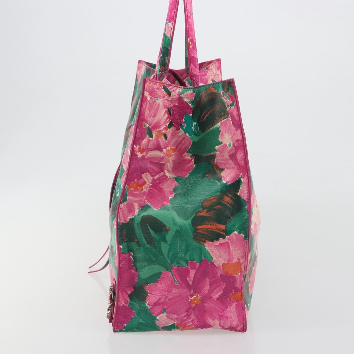 BALENCIAGA The Paper Tote Bag Leather Pink 236701 Auth bs36620A