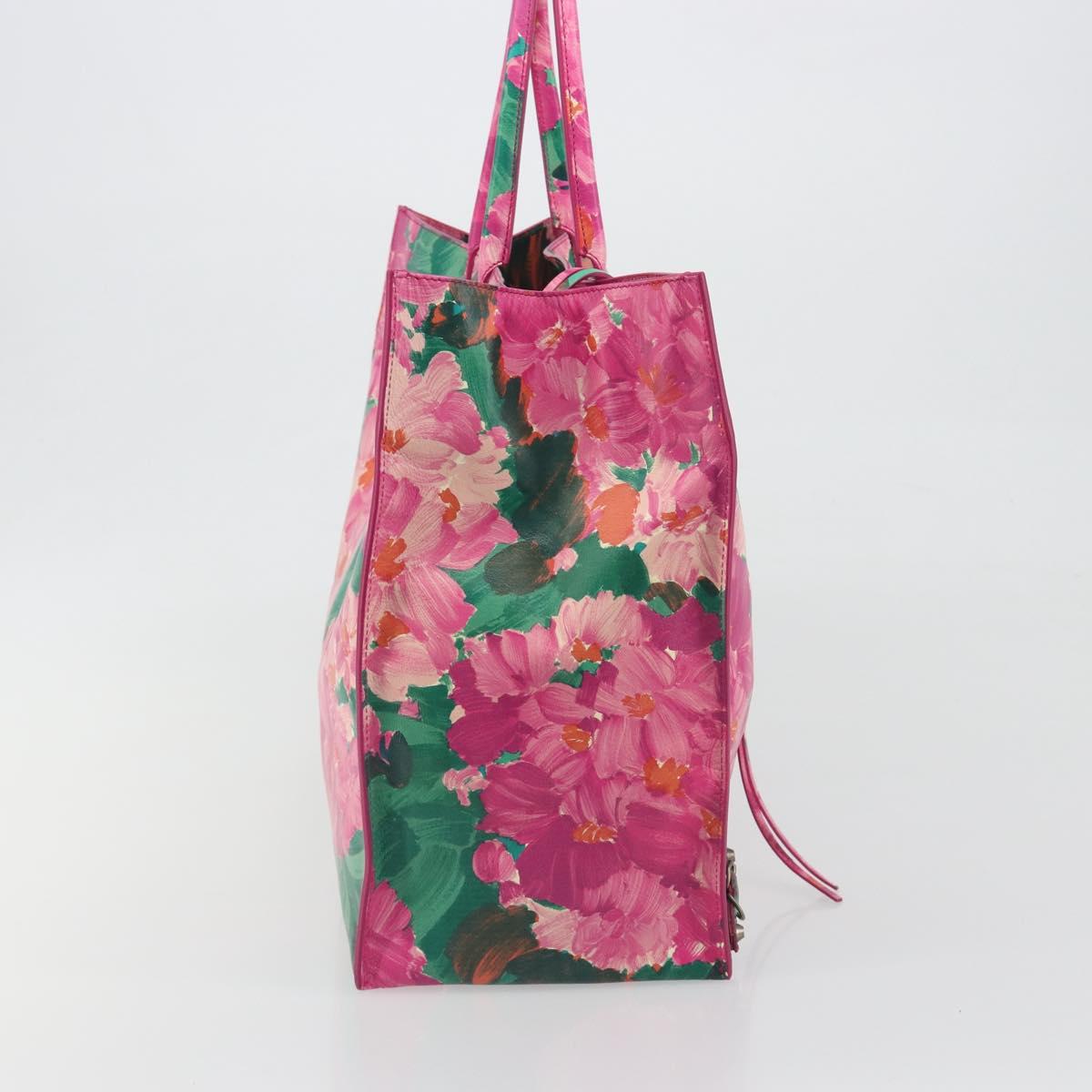 BALENCIAGA The Paper Tote Bag Leather Pink 236701 Auth bs36620A