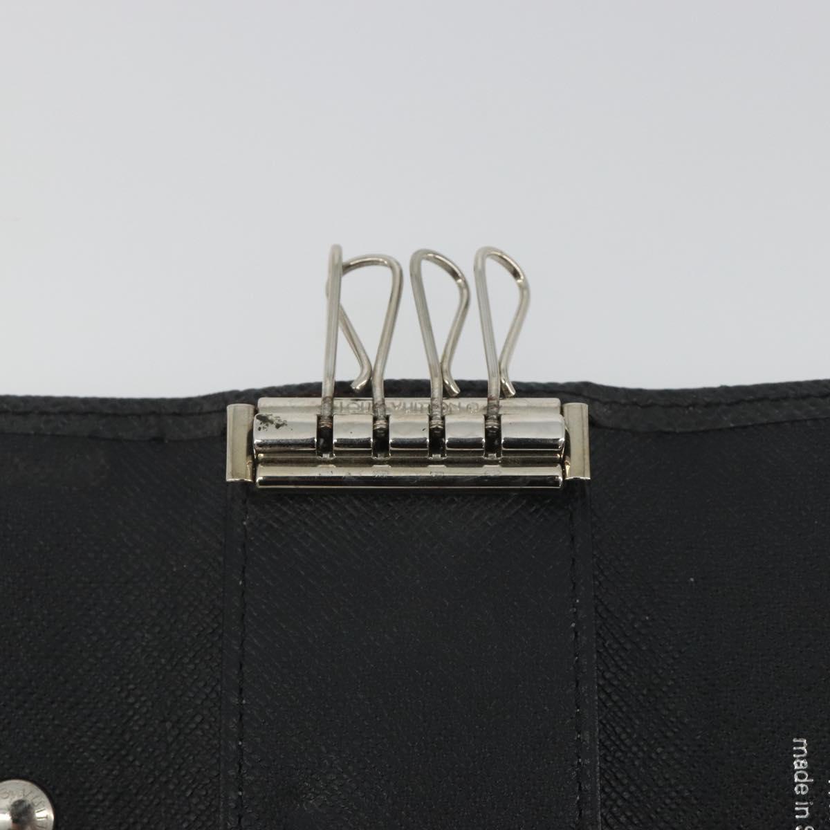 LOUIS VUITTON Taiga Multicles 4 Key Case Ardoise M30522 LV Auth bs36642