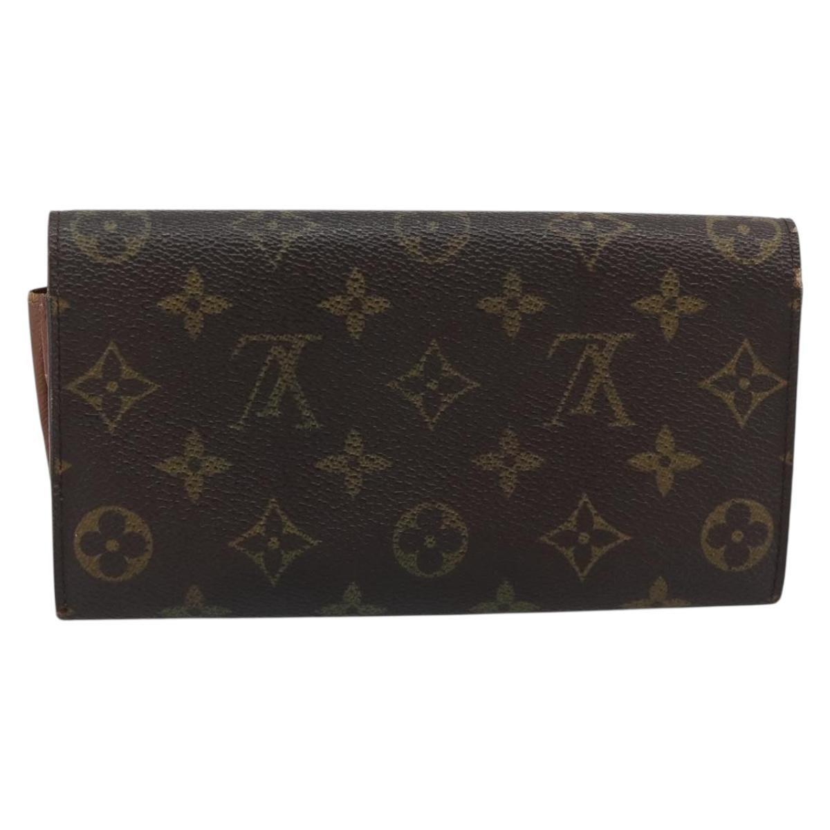 LOUIS VUITTON Monogram Portefeuille Sarah Long Wallet M61734 LV Auth bs36648