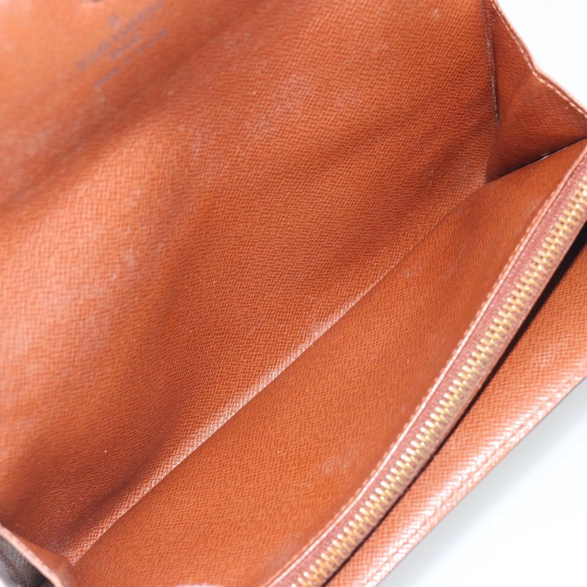 LOUIS VUITTON Monogram Portefeuille Sarah Long Wallet M61734 LV Auth bs36655