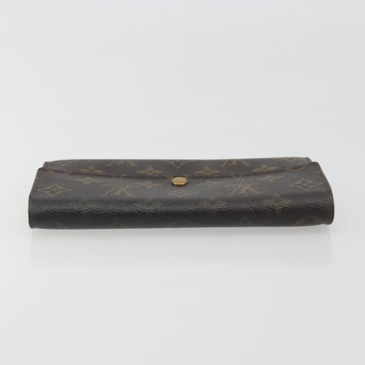 LOUIS VUITTON Monogram Portefeuille Sarah Long Wallet M61734 LV Auth bs36655