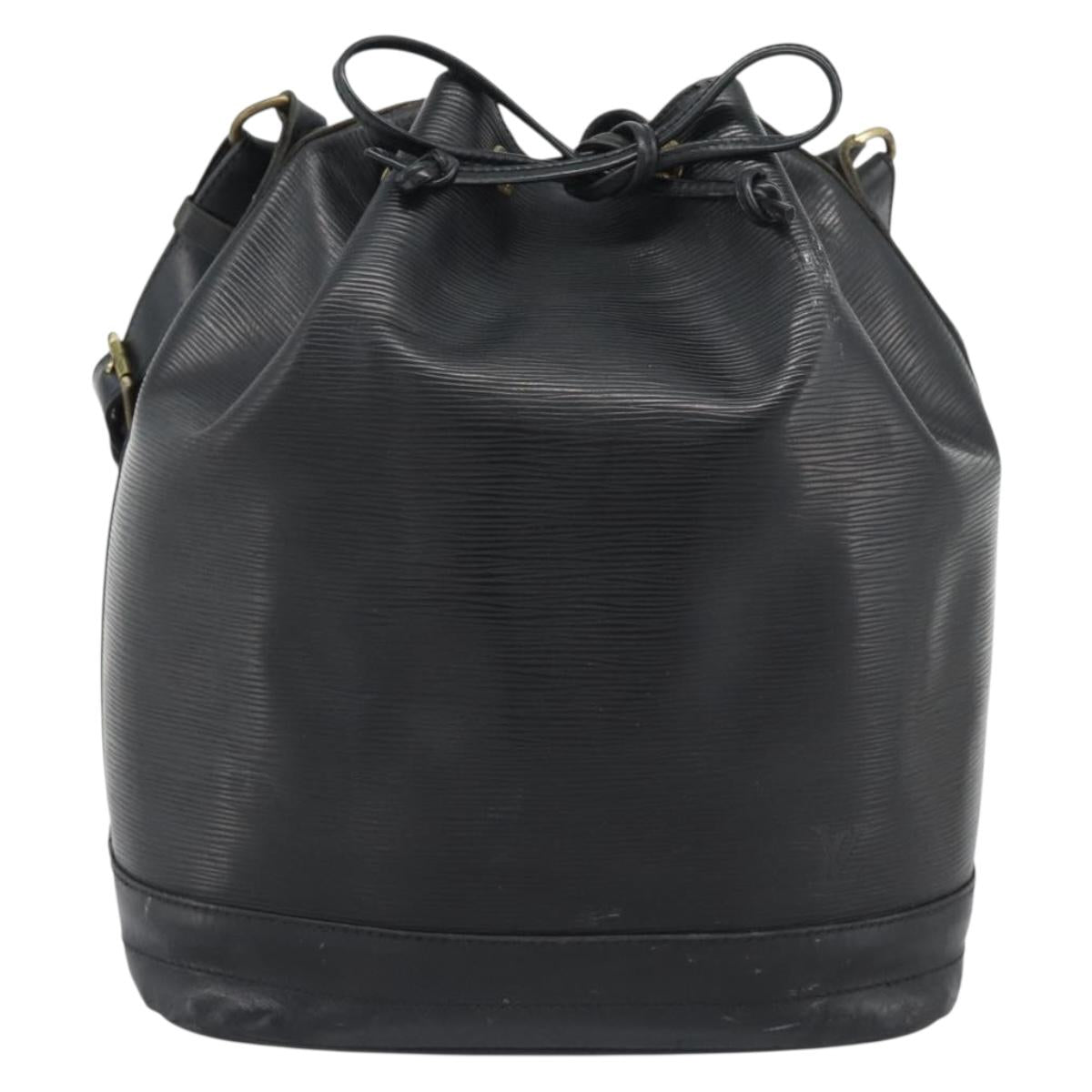 LOUIS VUITTON Epi Noe Shoulder Bag Black M44002 LV Auth bs36664