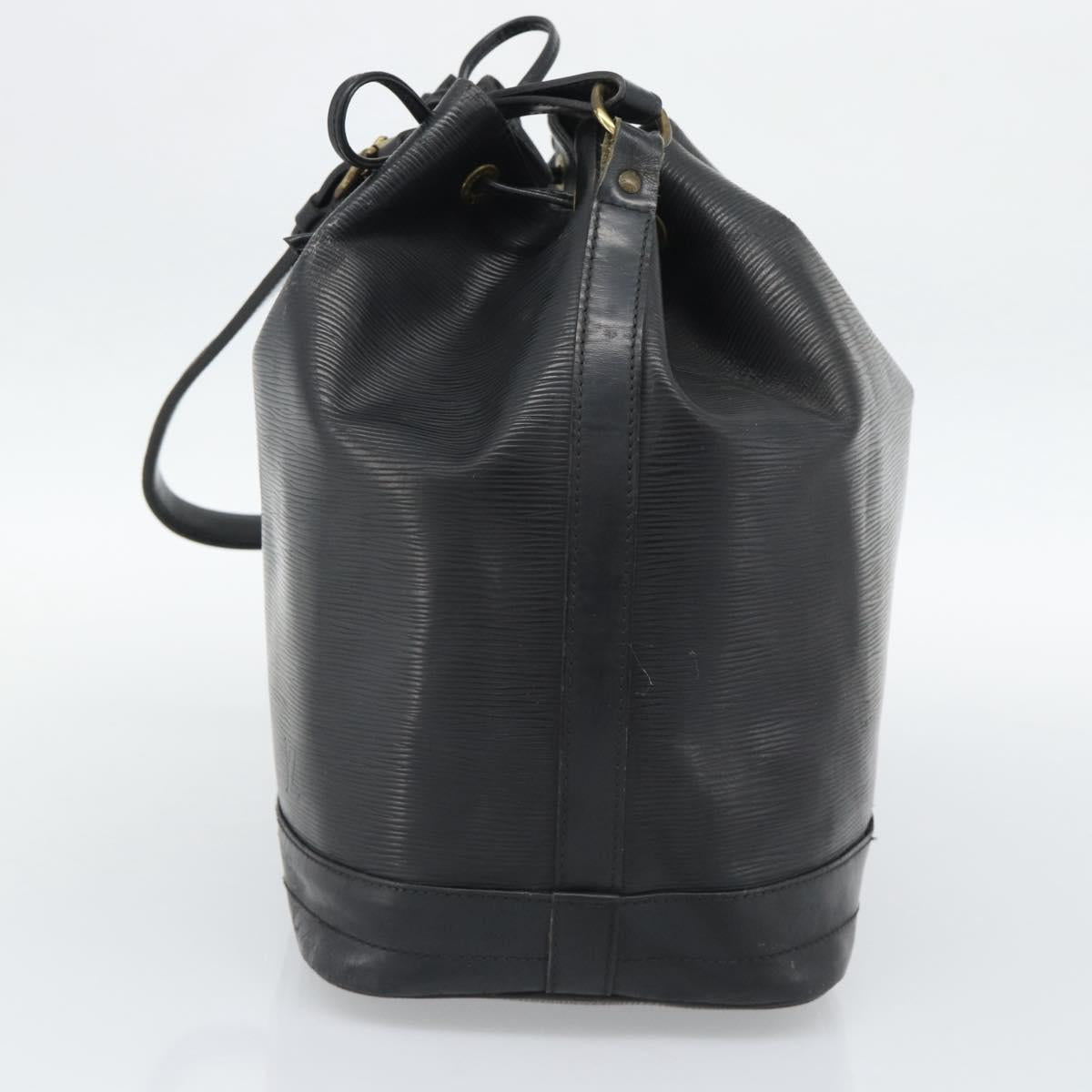 LOUIS VUITTON Epi Noe Shoulder Bag Black M44002 LV Auth bs36664
