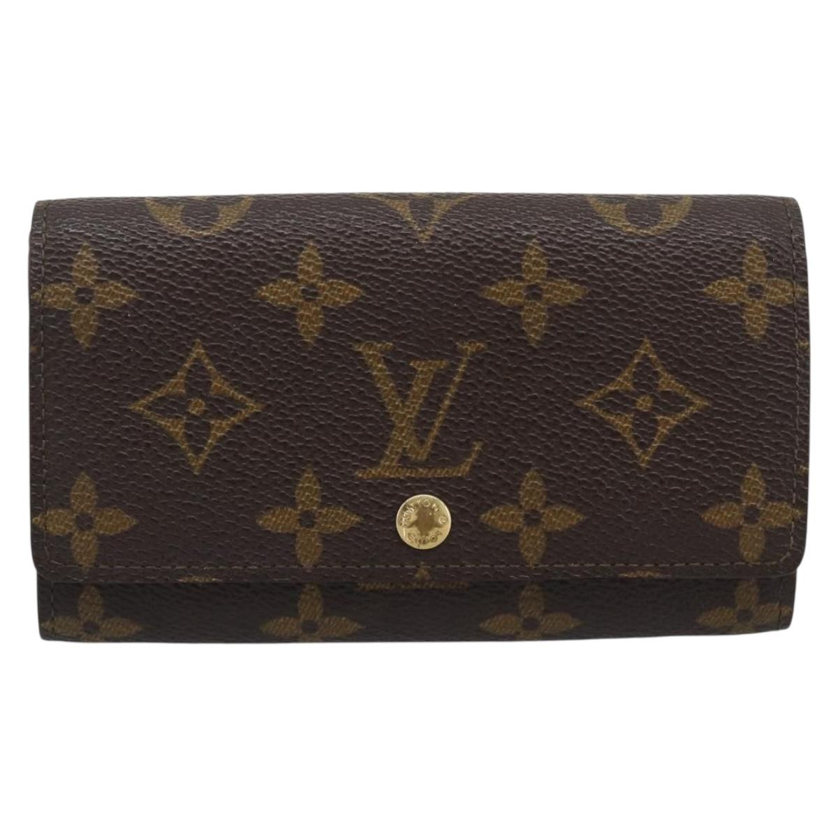 LOUIS VUITTON Monogram Porte Monnaie Zip Wallet M61735 LV Auth bs36665A