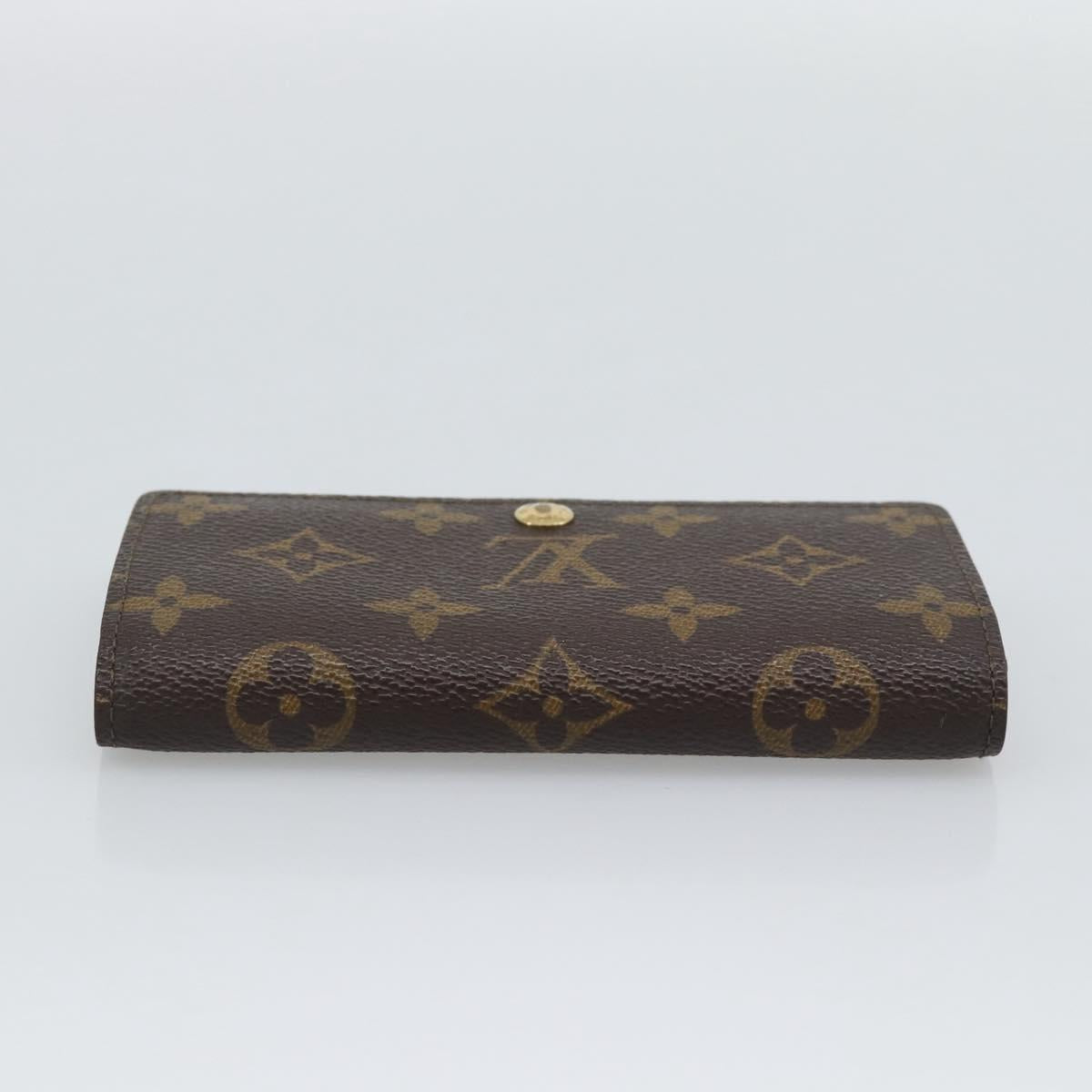 LOUIS VUITTON Monogram Porte Monnaie Zip Wallet M61735 LV Auth bs36665A