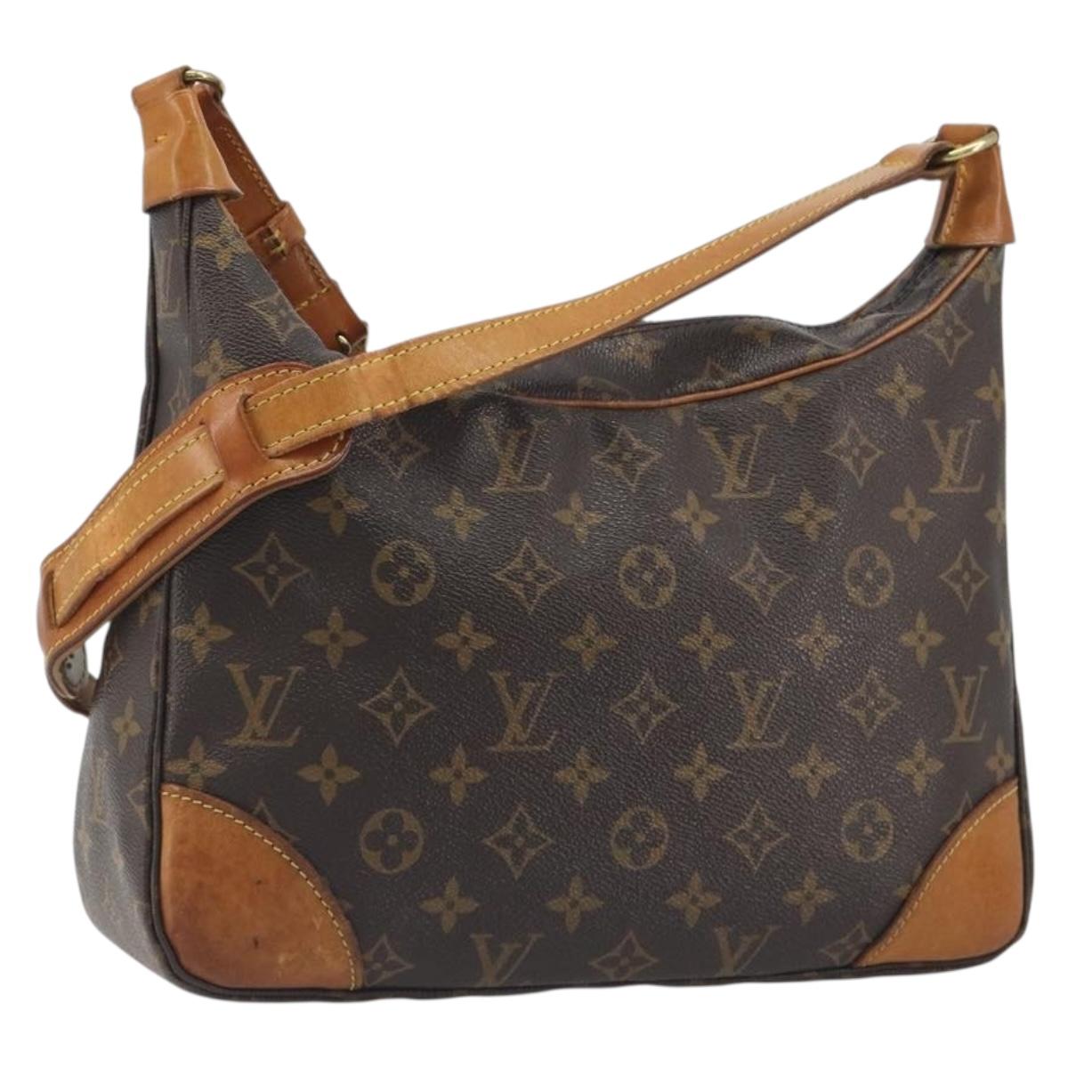 LOUIS VUITTON Monogram Boulogne 30 Shoulder Bag M51265 LV Auth bs36666