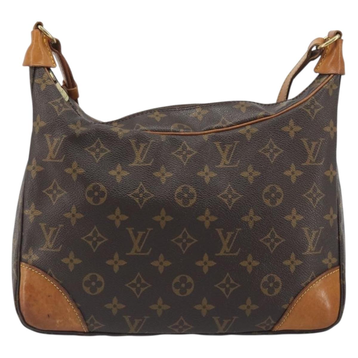 LOUIS VUITTON Monogram Boulogne 30 Shoulder Bag M51265 LV Auth bs36666