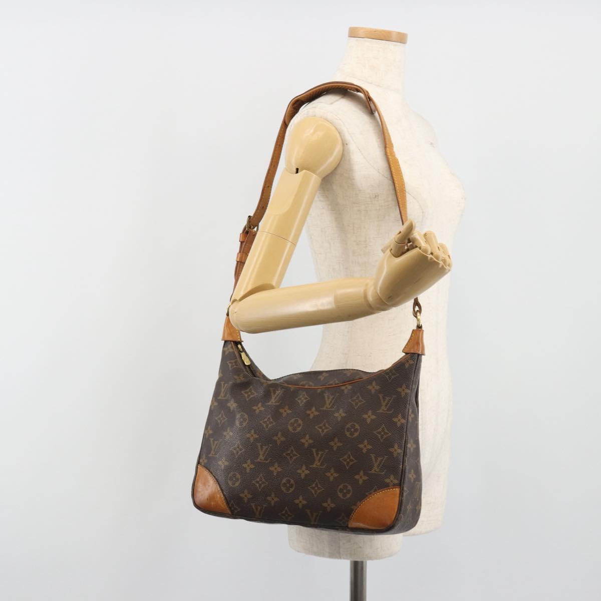 LOUIS VUITTON Monogram Boulogne 30 Shoulder Bag M51265 LV Auth bs36666