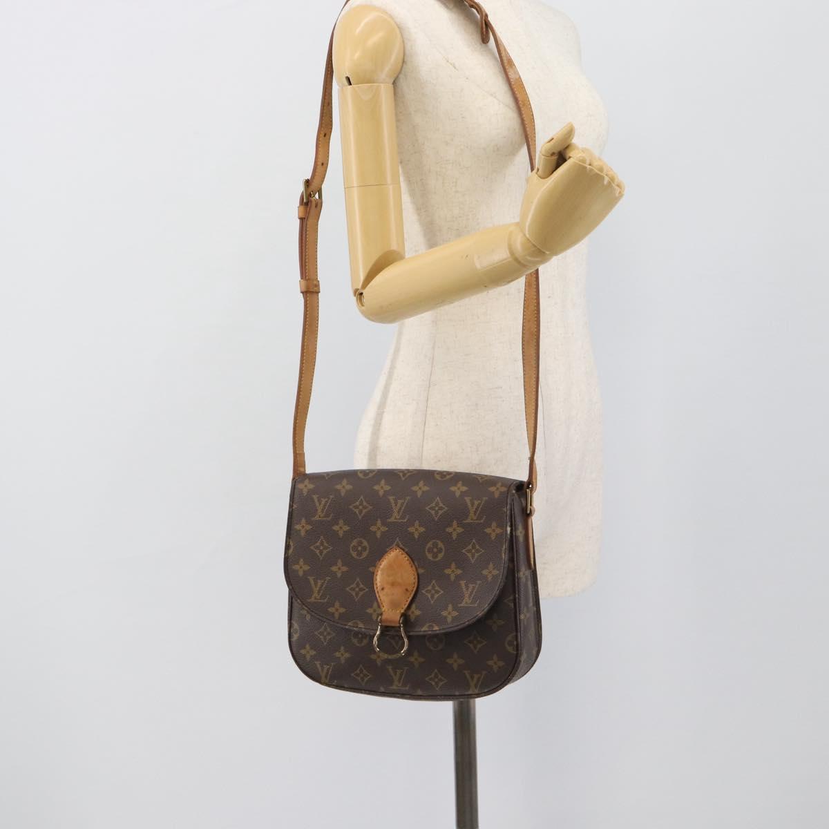 LOUIS VUITTON Monogram Saint Cloud GM Shoulder Bag M51242 LV Auth bs36668