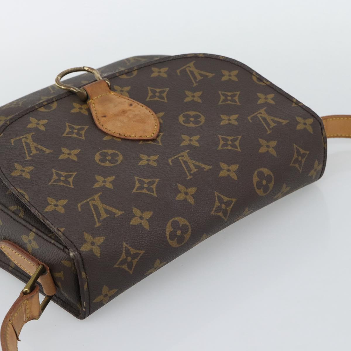 LOUIS VUITTON Monogram Saint Cloud GM Shoulder Bag M51242 LV Auth bs36668