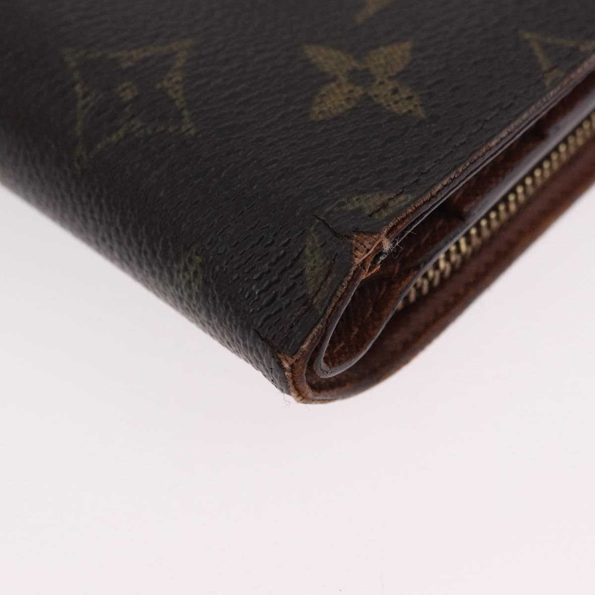 LOUIS VUITTON Monogram Clutch Bag 2 Set LV Auth bs36689