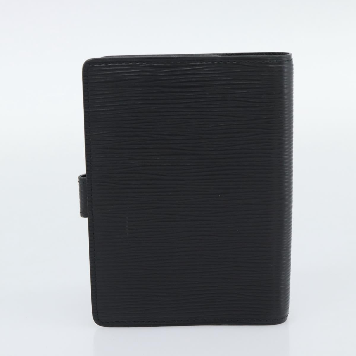 LOUIS VUITTON Epi Monogram Day Planner Cover 2 Set Black LV Auth bs36693