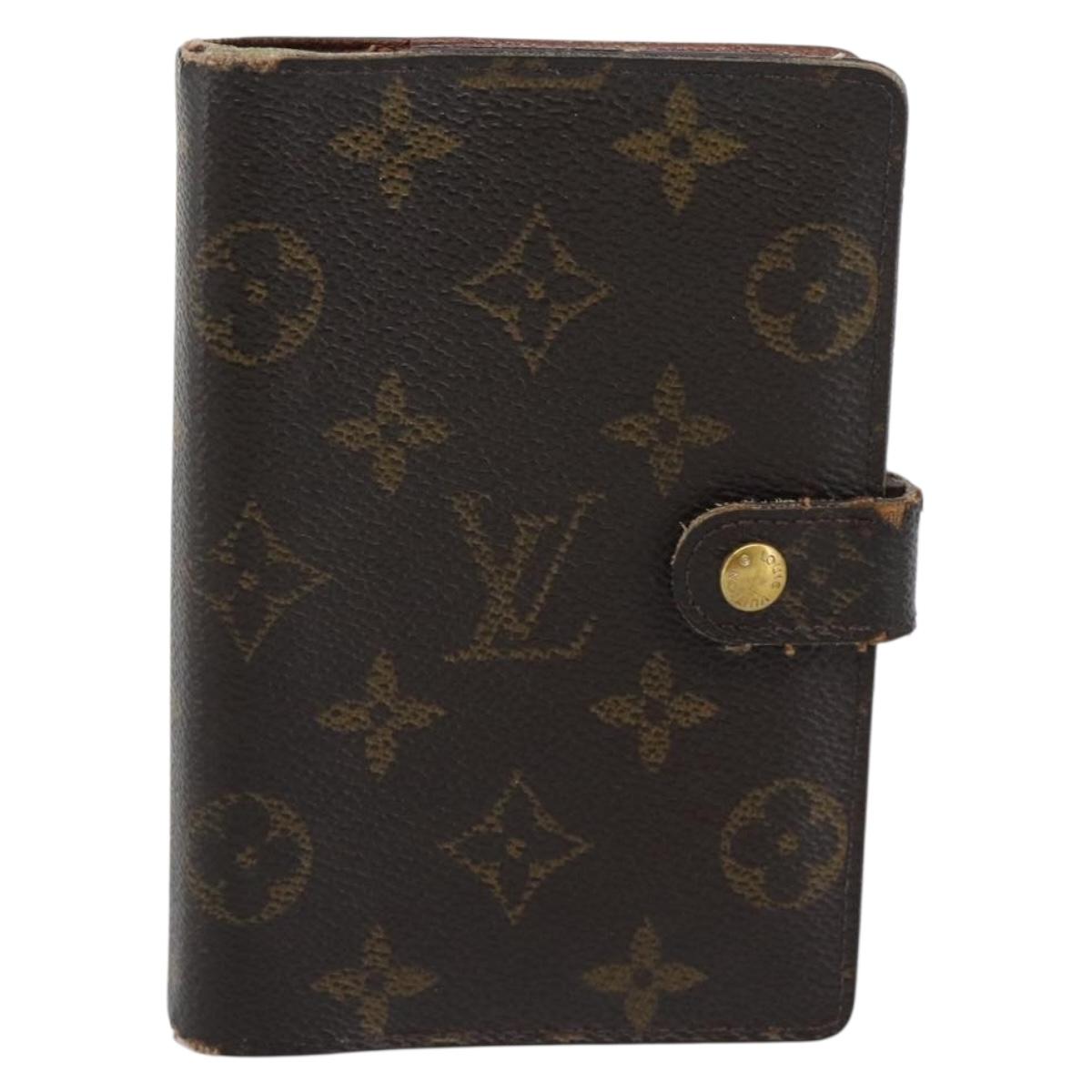 LOUIS VUITTON Epi Monogram Day Planner Cover 2 Set Black LV Auth bs36693
