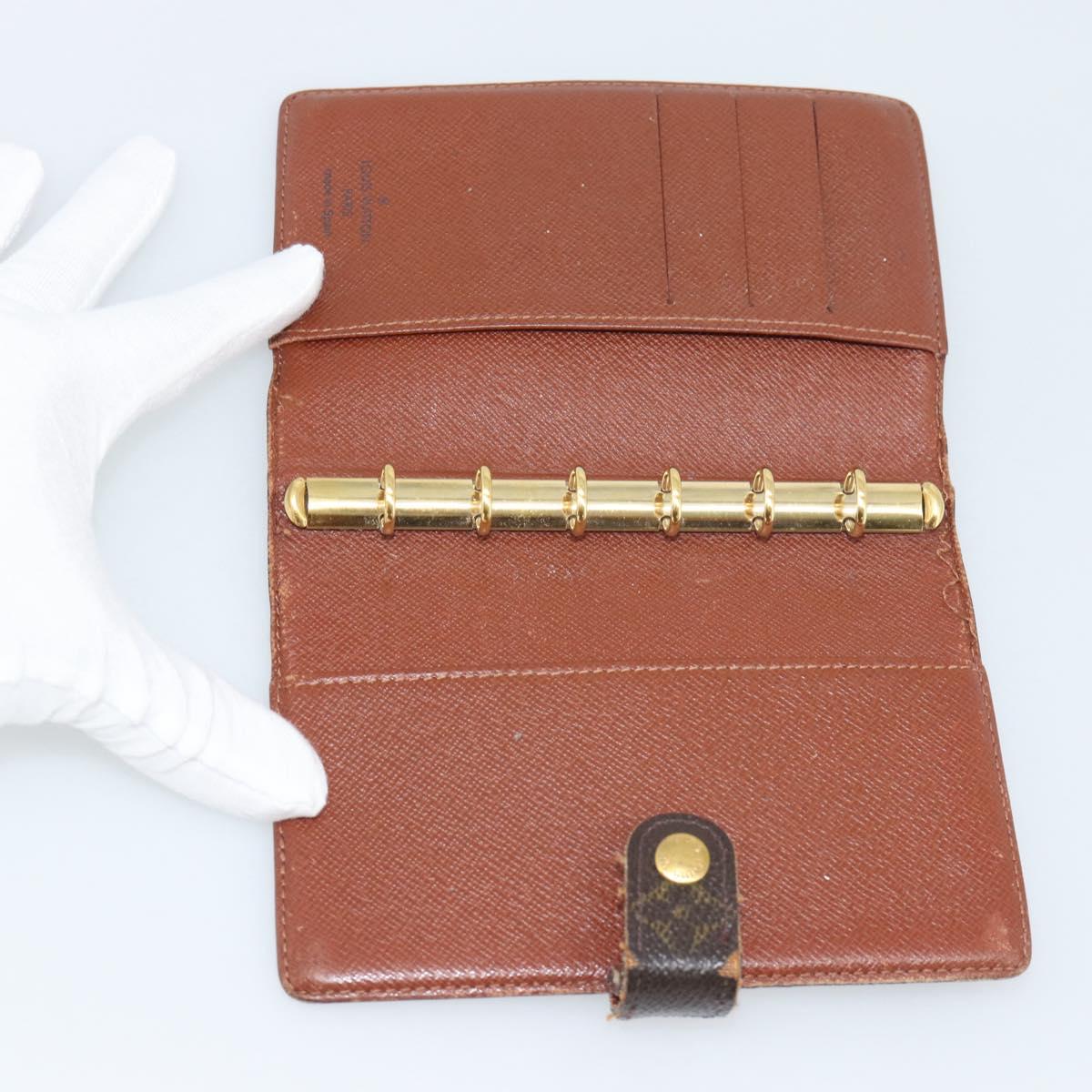 LOUIS VUITTON Epi Monogram Day Planner Cover 2 Set Black LV Auth bs36693