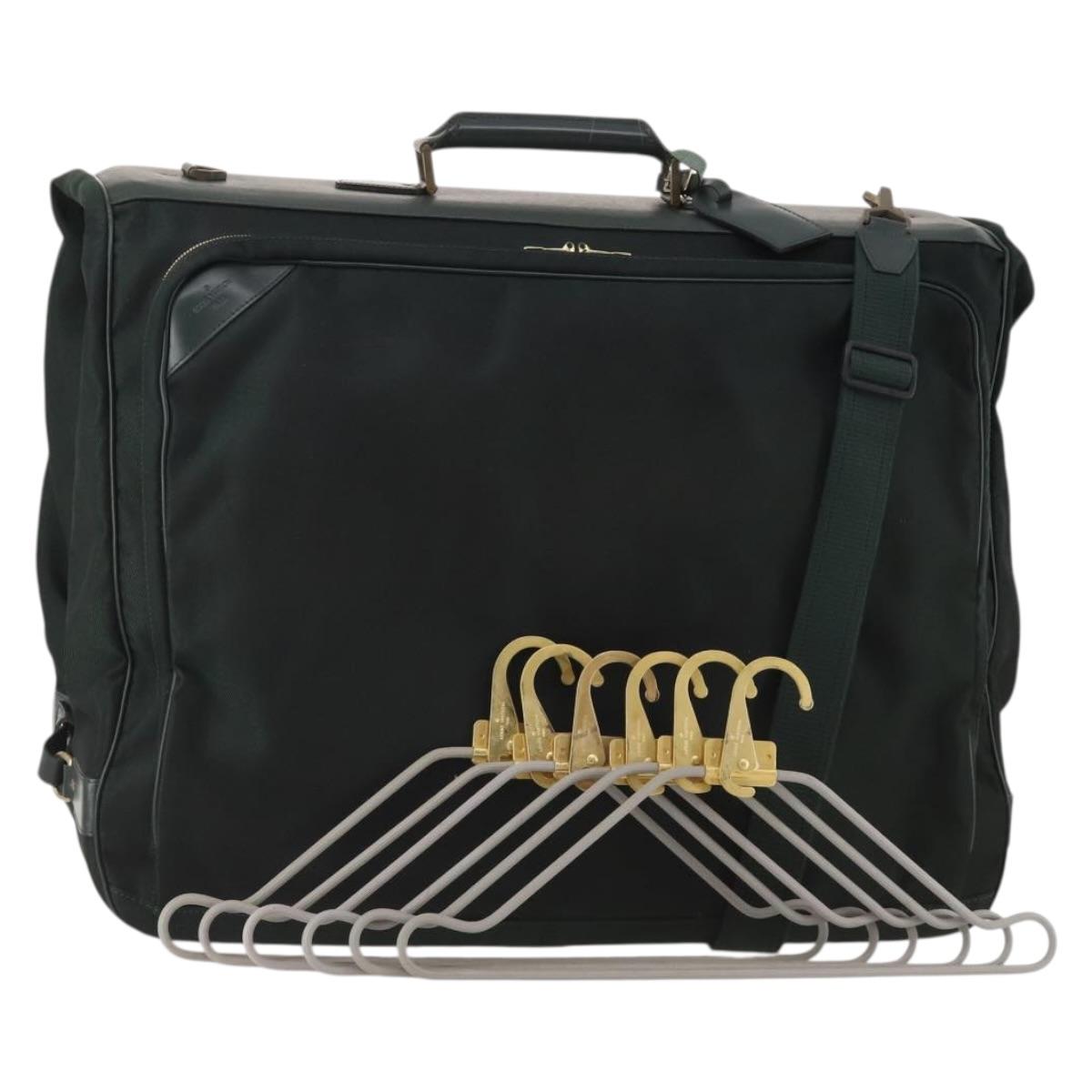 LOUIS VUITTON Taiga Portable Cinque Cintre Garment Cover Epicea LV Auth bs36698