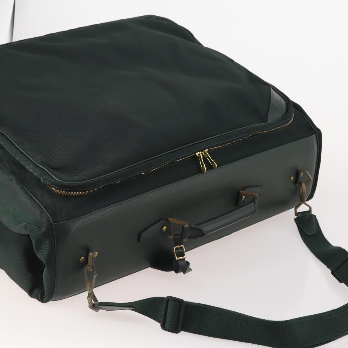 LOUIS VUITTON Taiga Portable Cinque Cintre Garment Cover Epicea LV Auth bs36698