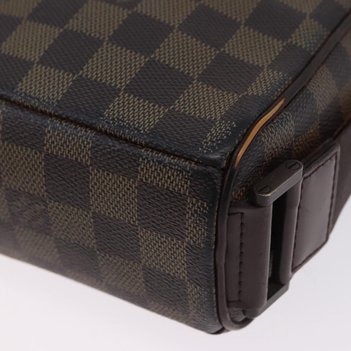 LOUIS VUITTON Damier Ebene Olaf PM Shoulder Bag N41442 LV Auth bs36700