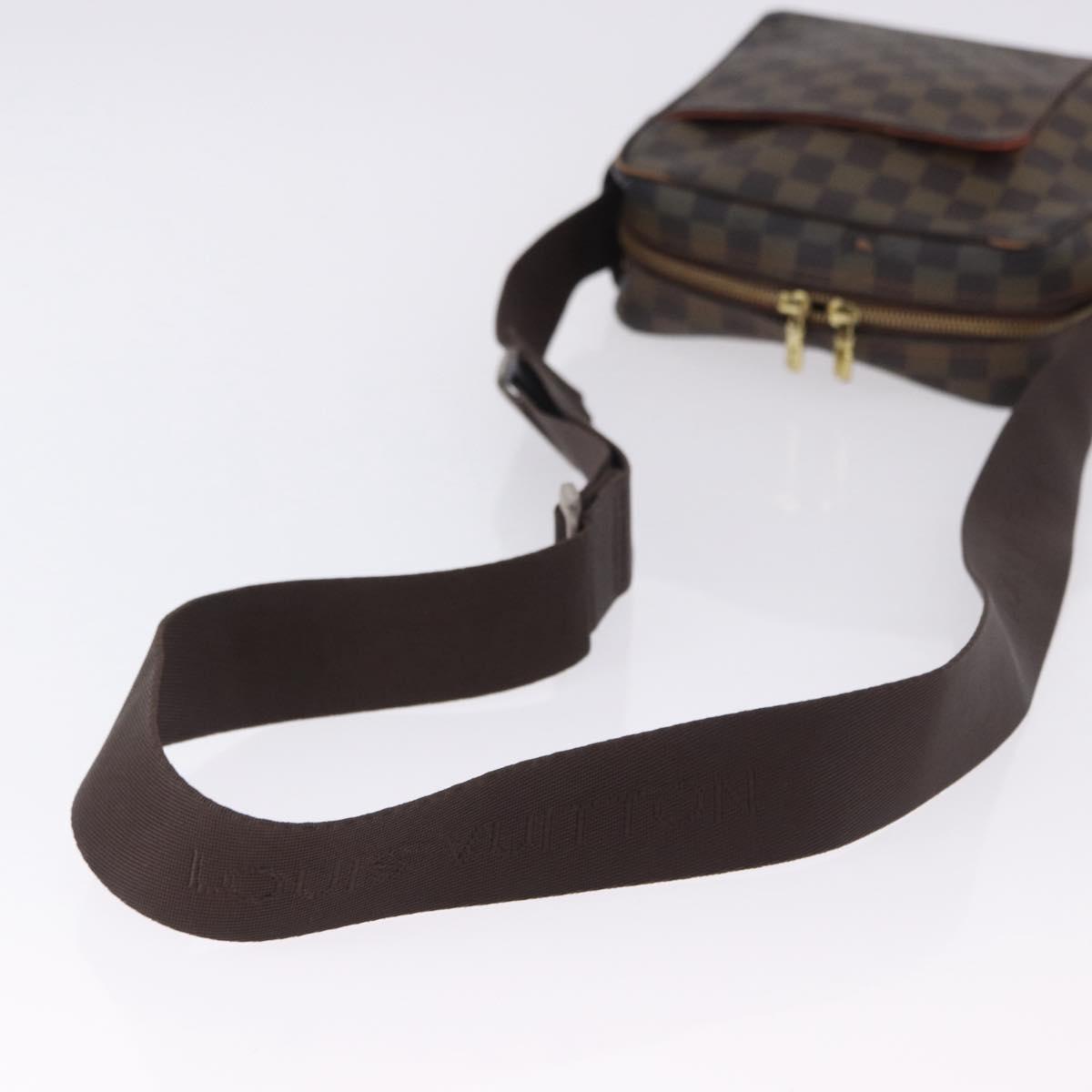 LOUIS VUITTON Damier Ebene Olaf PM Shoulder Bag N41442 LV Auth bs36700