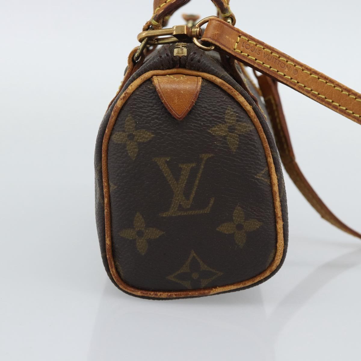 LOUIS VUITTON Monogram Mini Speedy Hand Bag M41534 LV Auth bs36703