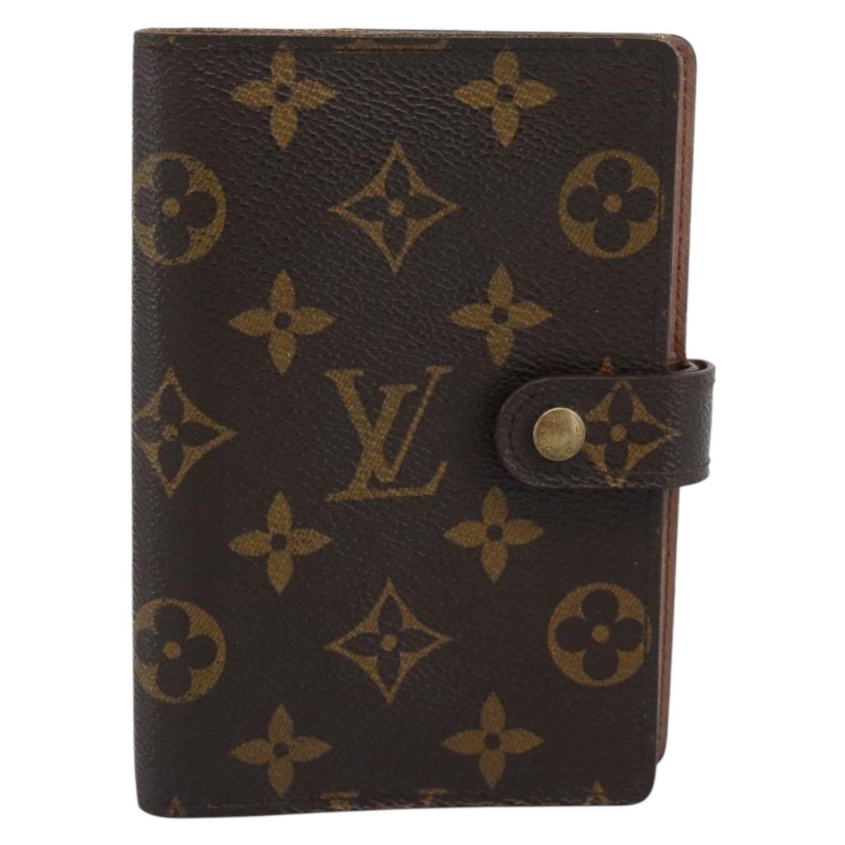 LOUIS VUITTON Monogram Agenda PM Day Planner Cover R20005 LV Auth bs36705