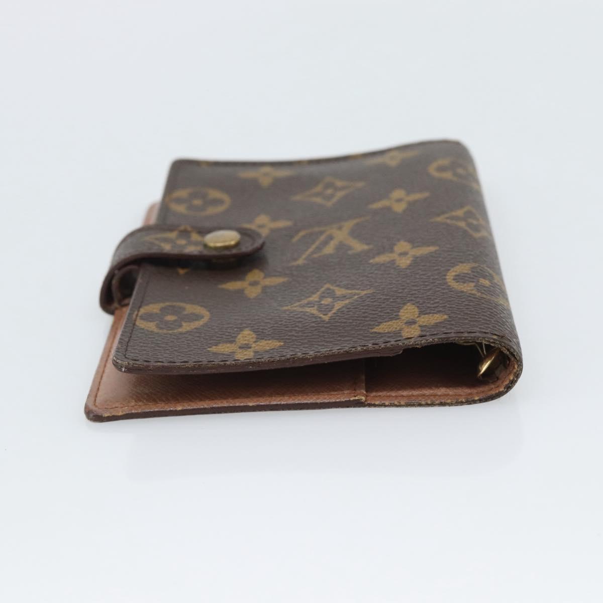 LOUIS VUITTON Monogram Agenda PM Day Planner Cover R20005 LV Auth bs36705
