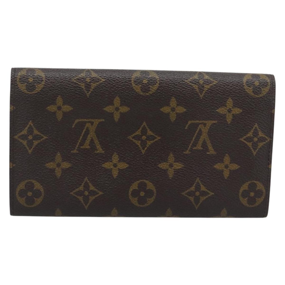 LOUIS VUITTON PochettePorte MonnaieCredit Long Wallet M61726 LV Auth bs36706