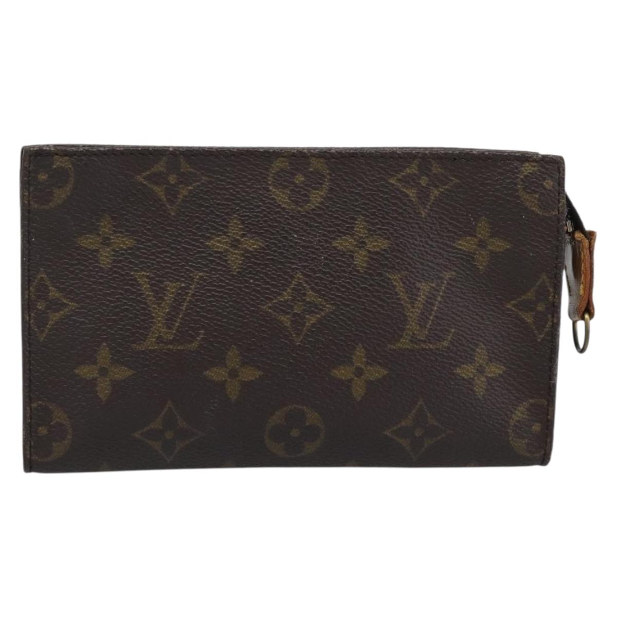 LOUIS VUITTON Monogram Bucket PM Accessory Pouch LV Auth bs36719