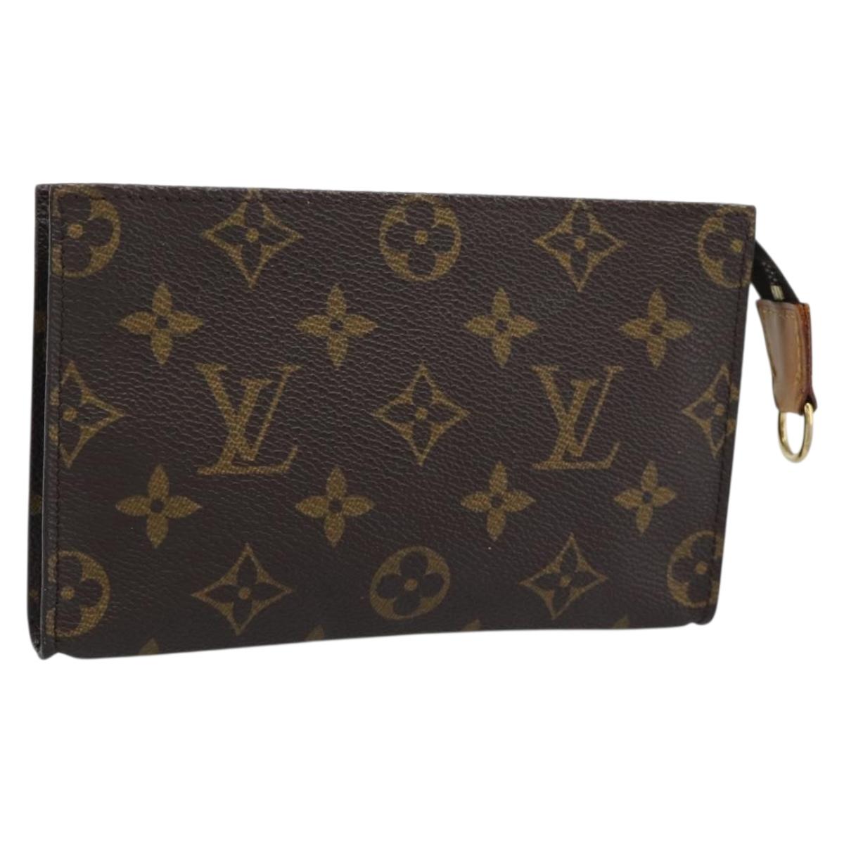 LOUIS VUITTON Monogram Bucket PM Accessory Pouch LV Auth bs36720
