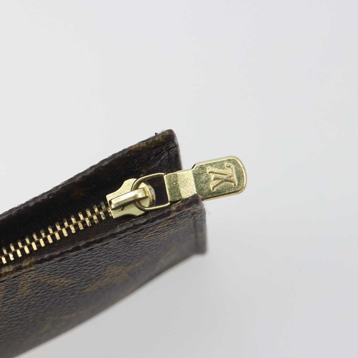 LOUIS VUITTON Monogram Bucket PM Accessory Pouch LV Auth bs36721