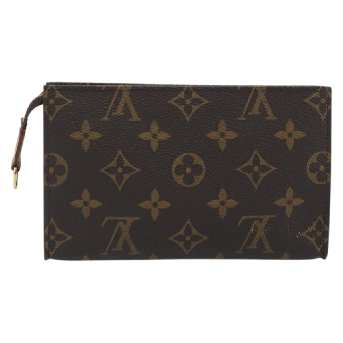 LOUIS VUITTON Monogram Bucket PM Accessory Pouch LV Auth bs36722