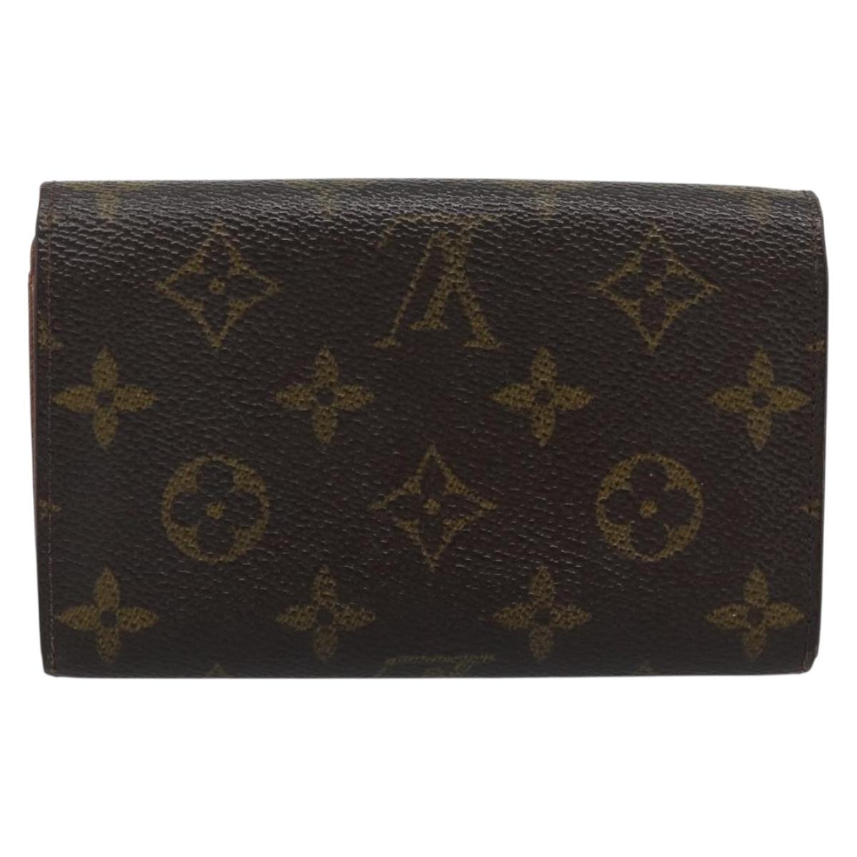 LOUIS VUITTON Porte Monnaie Billets Tresor Wallet M61730 LV Auth bs36733
