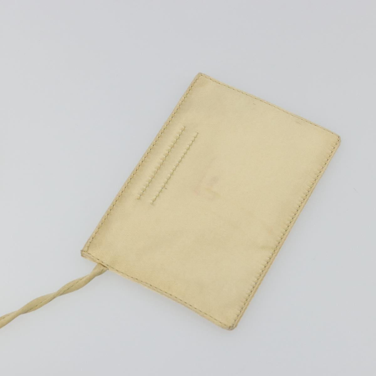 PRADA Hand Bag Vinyl Gold Auth bs36756