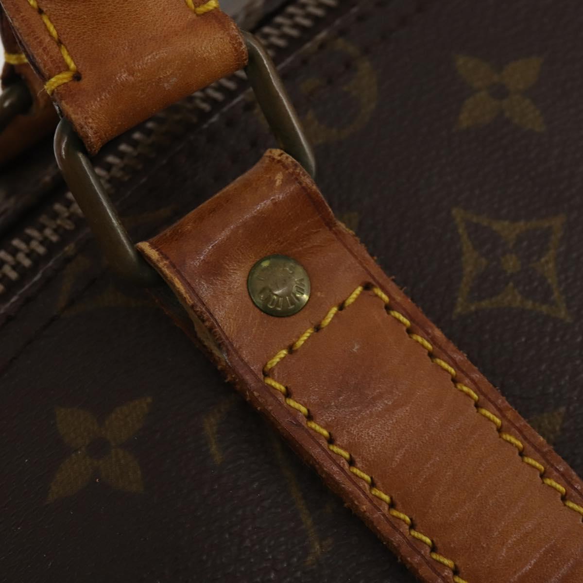 LOUIS VUITTON Monogram Keepall 55 Boston Bag M41424 LV Auth bs36758