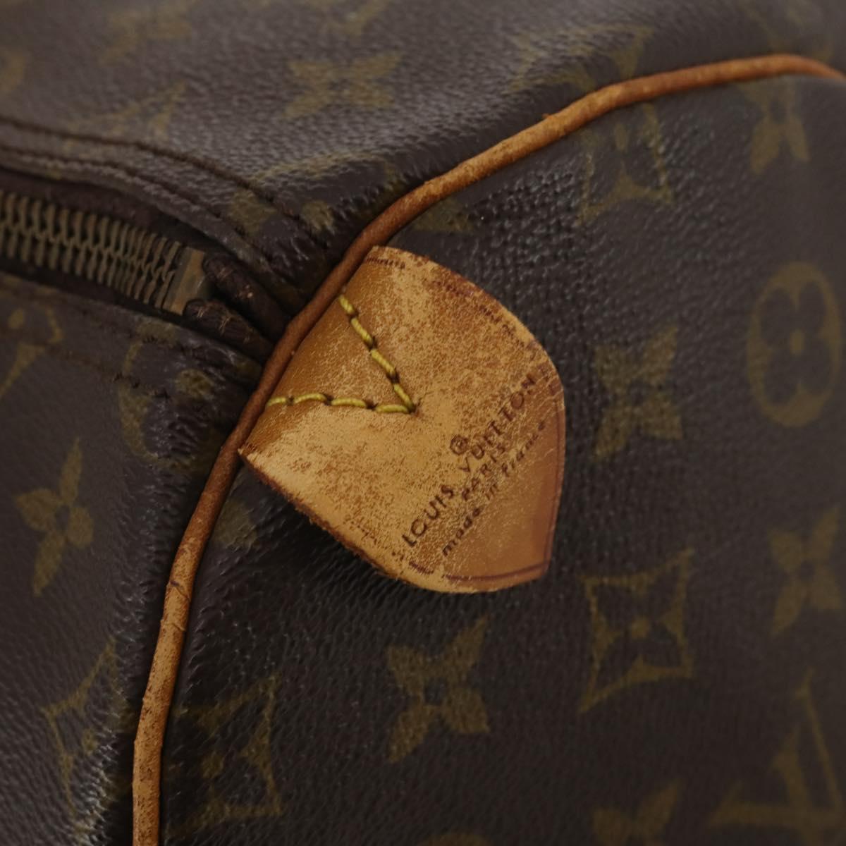 LOUIS VUITTON Monogram Keepall 55 Boston Bag M41424 LV Auth bs36758