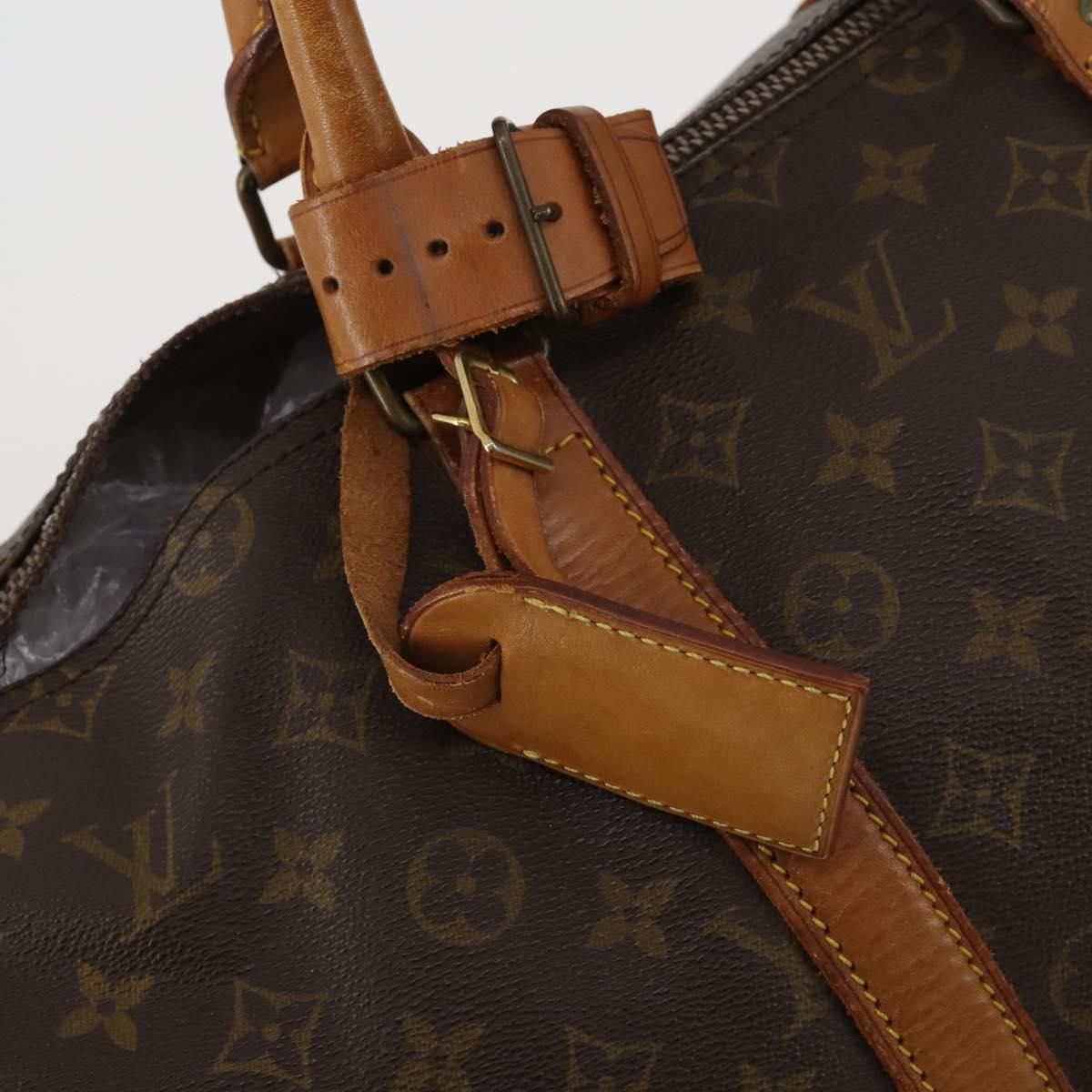 LOUIS VUITTON Monogram Keepall 55 Boston Bag M41424 LV Auth bs36758