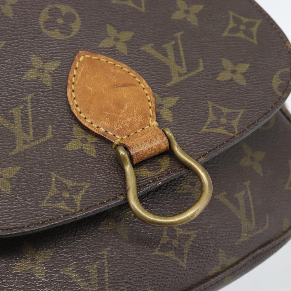 LOUIS VUITTON Monogram Saint Cloud MM Shoulder Bag M51243 LV Auth bs36764
