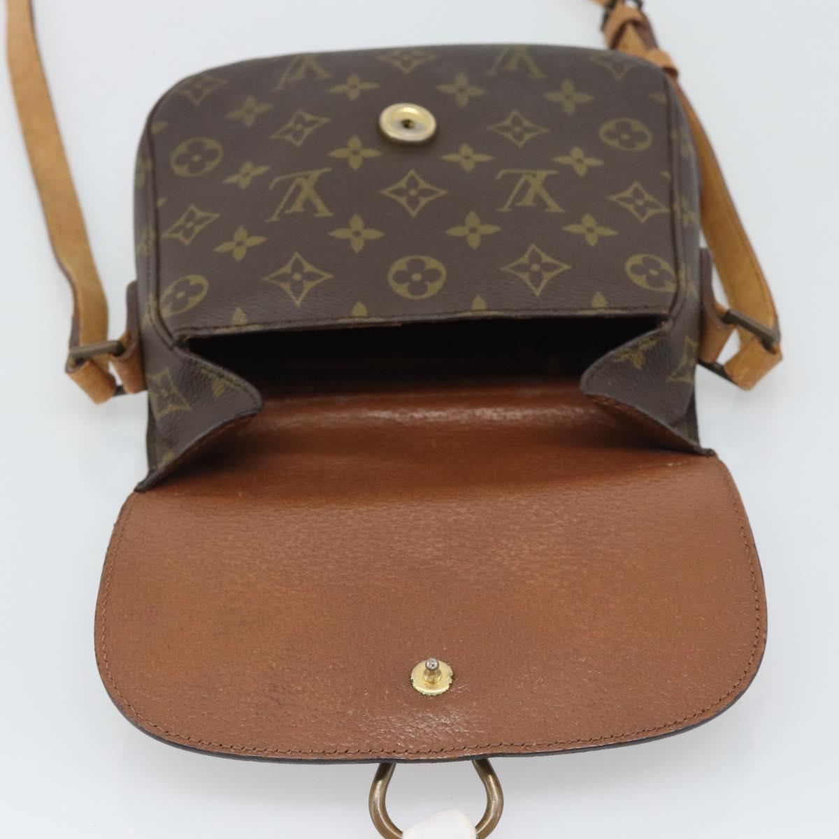 LOUIS VUITTON Monogram Saint Cloud MM Shoulder Bag M51243 LV Auth bs36764