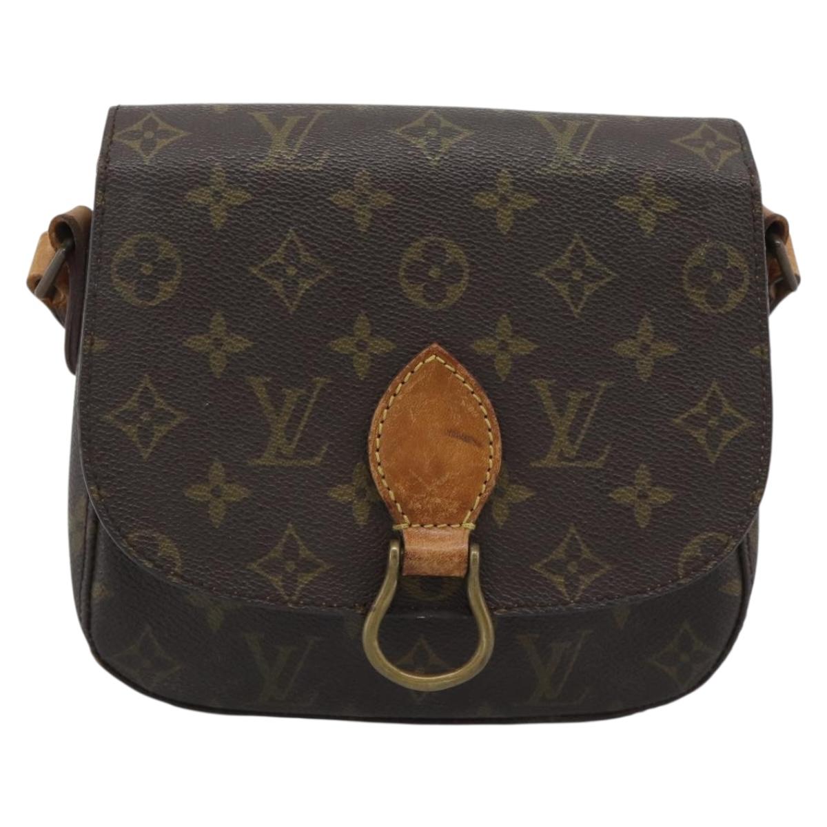 LOUIS VUITTON Monogram Saint Cloud MM Shoulder Bag M51243 LV Auth bs36764