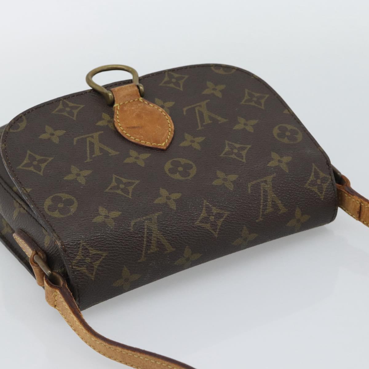 LOUIS VUITTON Monogram Saint Cloud MM Shoulder Bag M51243 LV Auth bs36764
