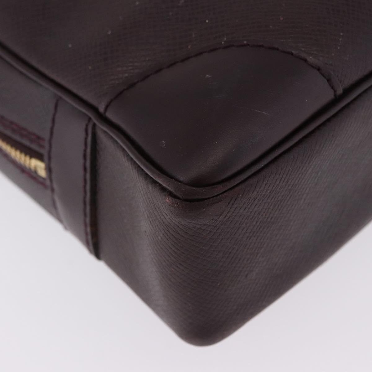 LOUIS VUITTON Taiga Porte Documents Voyage Bag Acajou M30635 LV Auth bs36765